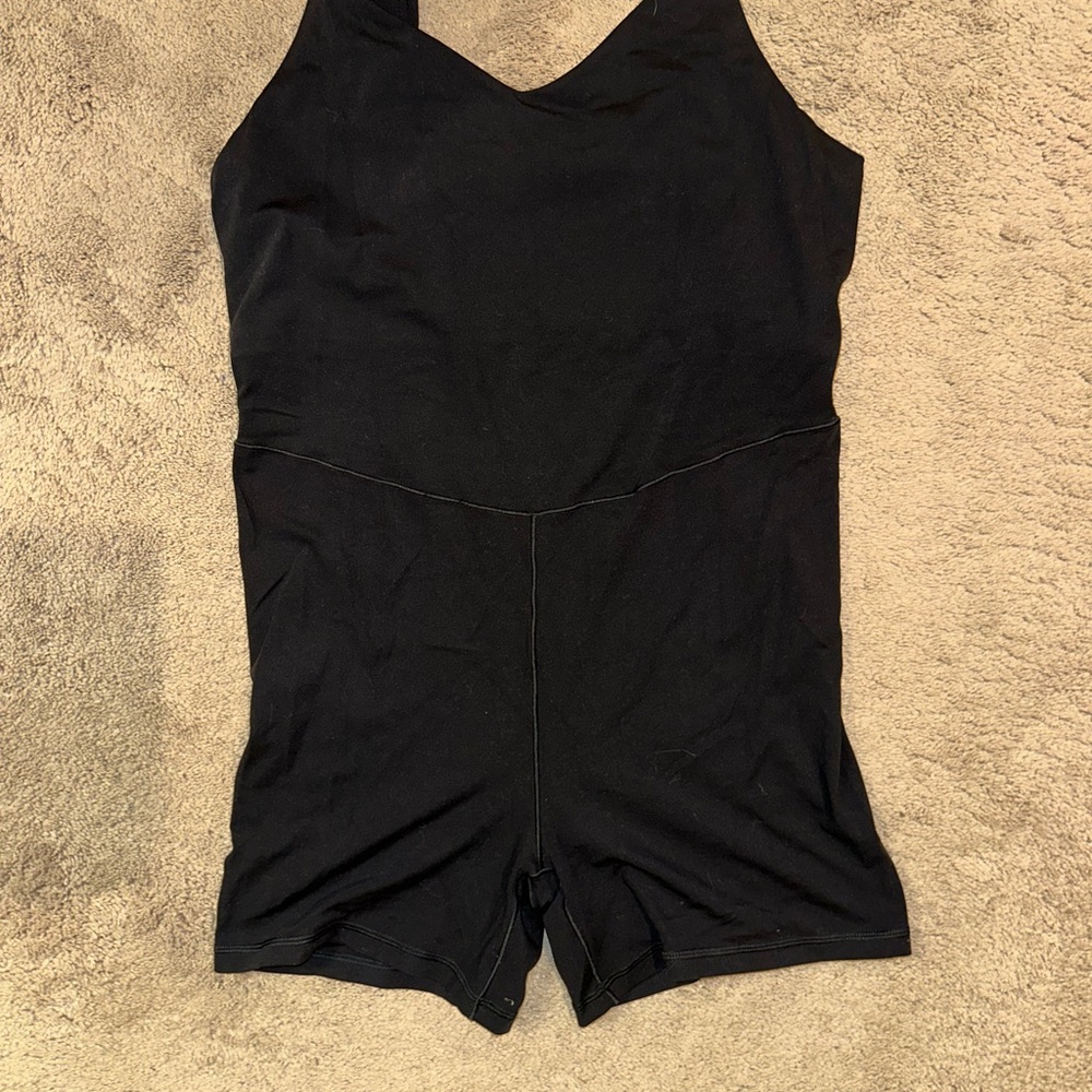 Aerie Black Sleeveless Romper